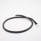 Câble simple 1M de connexion batterie - régulateur 6mm² 1 cosse M8 noir