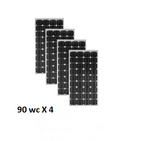 Lot de 4 Panneaux Photovoltaïques VICTRON 90Wc  12V Monocristallins